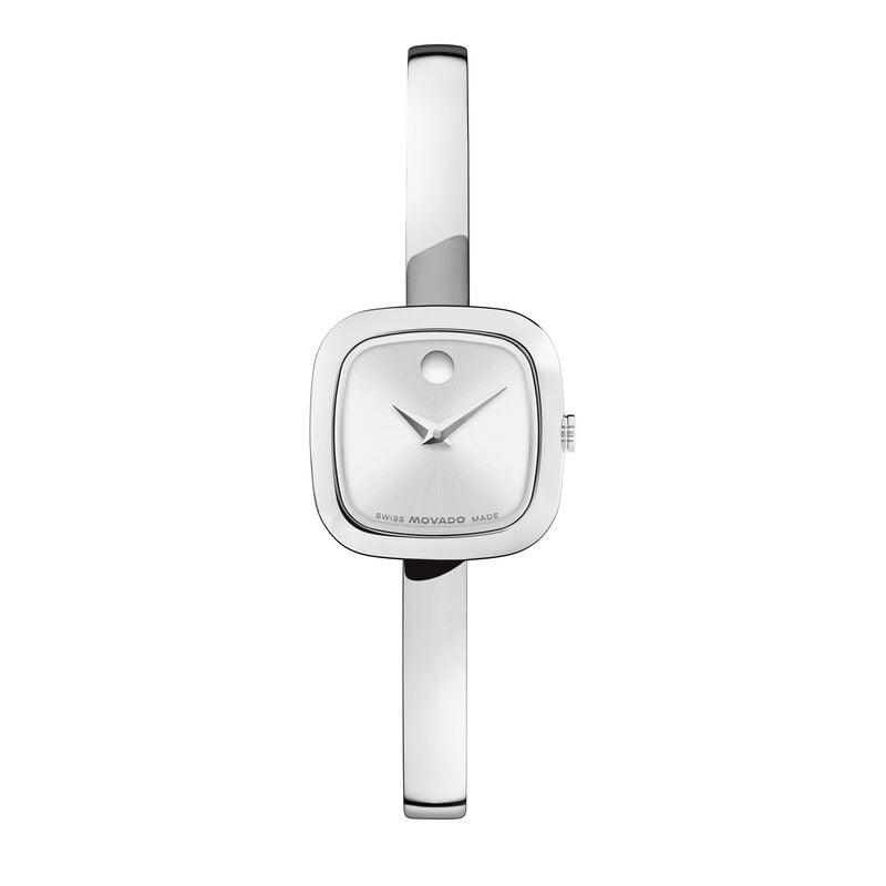 Movado Museum Bangle Cushion Grey Dial Watch 0608149 image number null