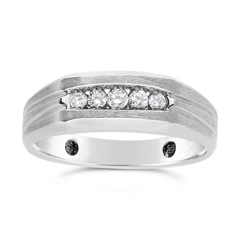 IBGoodman 5-Stone 1/4ctw. Diamond Ring in 14k White Gold image number null