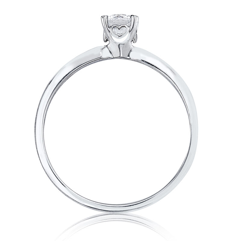 Diamond ½ct. Solitaire Ring in 14k White Gold image number null