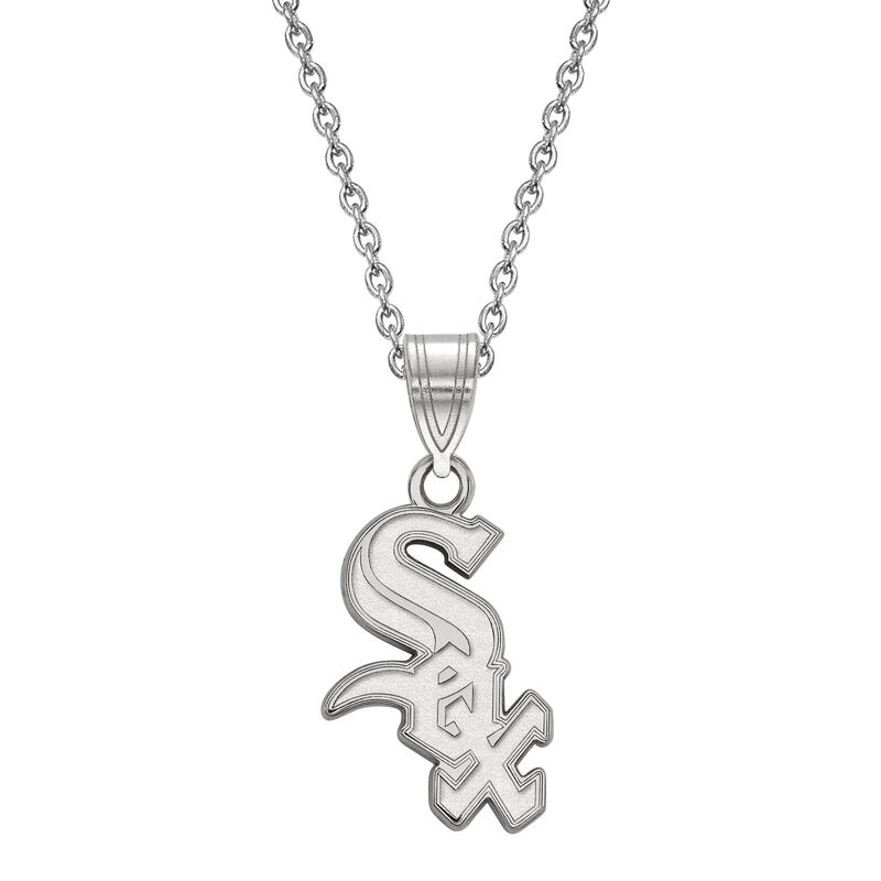 Chicago White Sox Medium Pendant in Sterling Silver  image number null