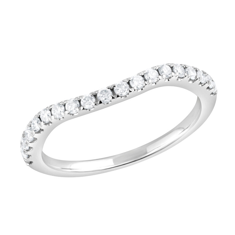 Round Lab Grown Diamond 4 1/4ctw. Three Stone Engagement Ring Set in 14k White Gold image number null