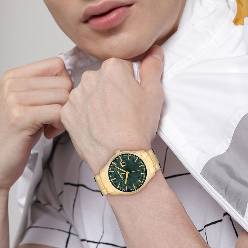 Coach Men's Green Dial Stainless Steel Watch 14602753 image number null