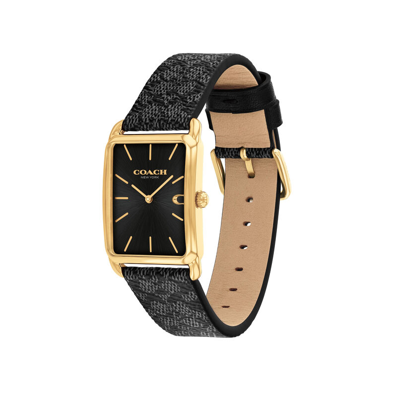 Coach Men's Black Dial Canvas Strap 32mm Watch 14400045 image number null