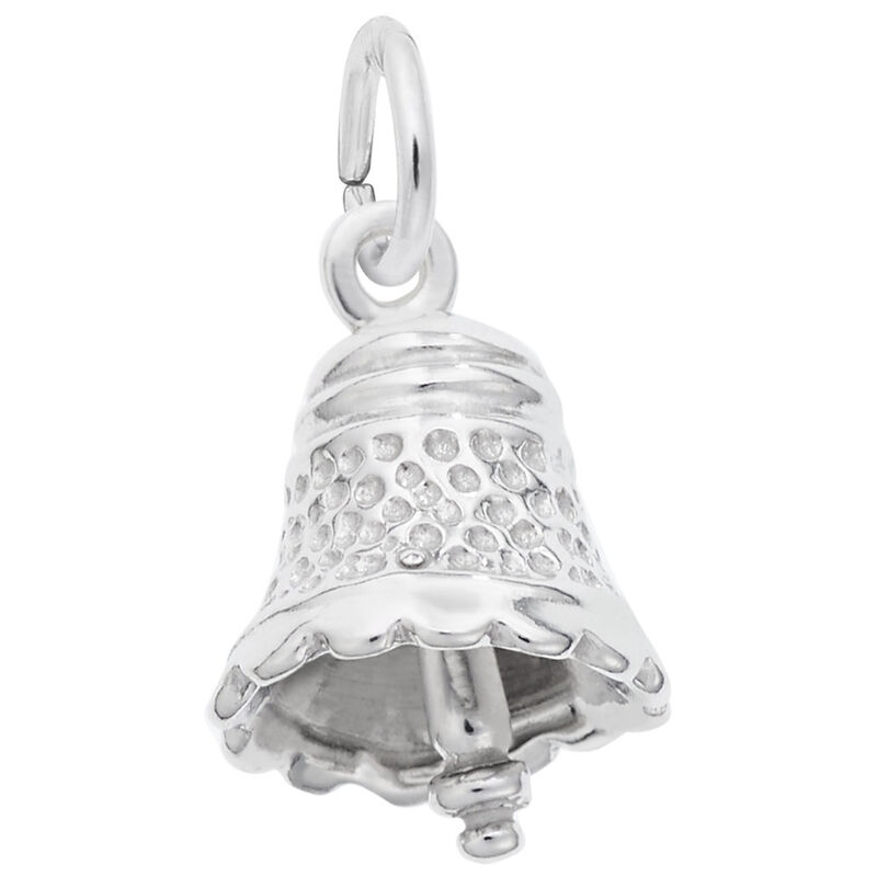 Bell Charm in Sterling Silver image number null