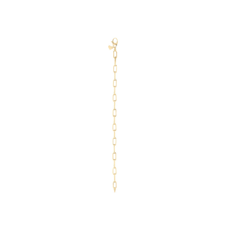 14kt. YG Paperclip Link Bracelet image number null