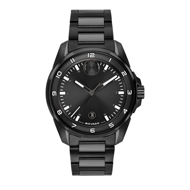 Movado BOLD Verso S Tonal Sunray Dial Black Case 3601285 image number null