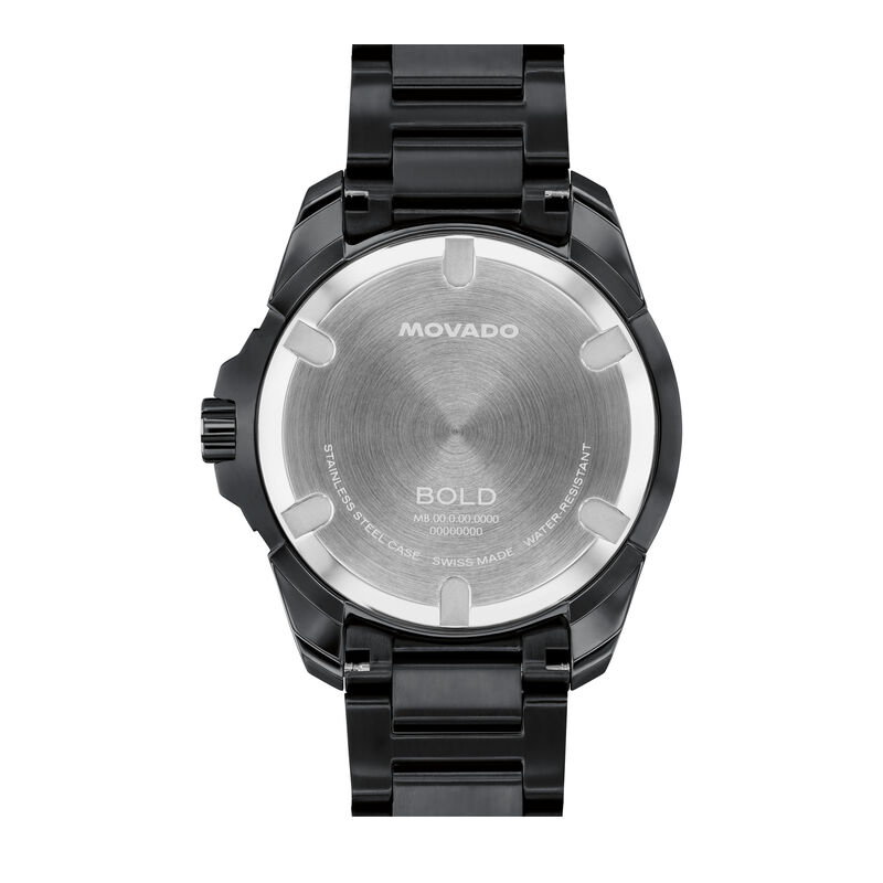 Movado BOLD Verso S Tonal Sunray Dial Black Case 3601285 image number null