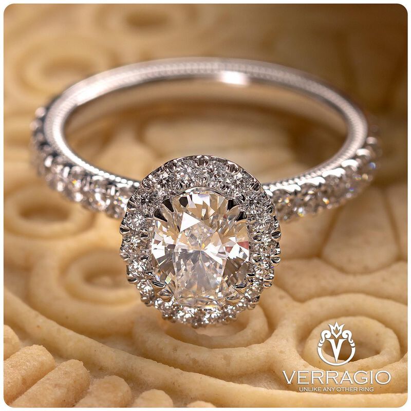 Verragio Renaissance Diamond Engagement Ring Setting V-954OV18 image number null