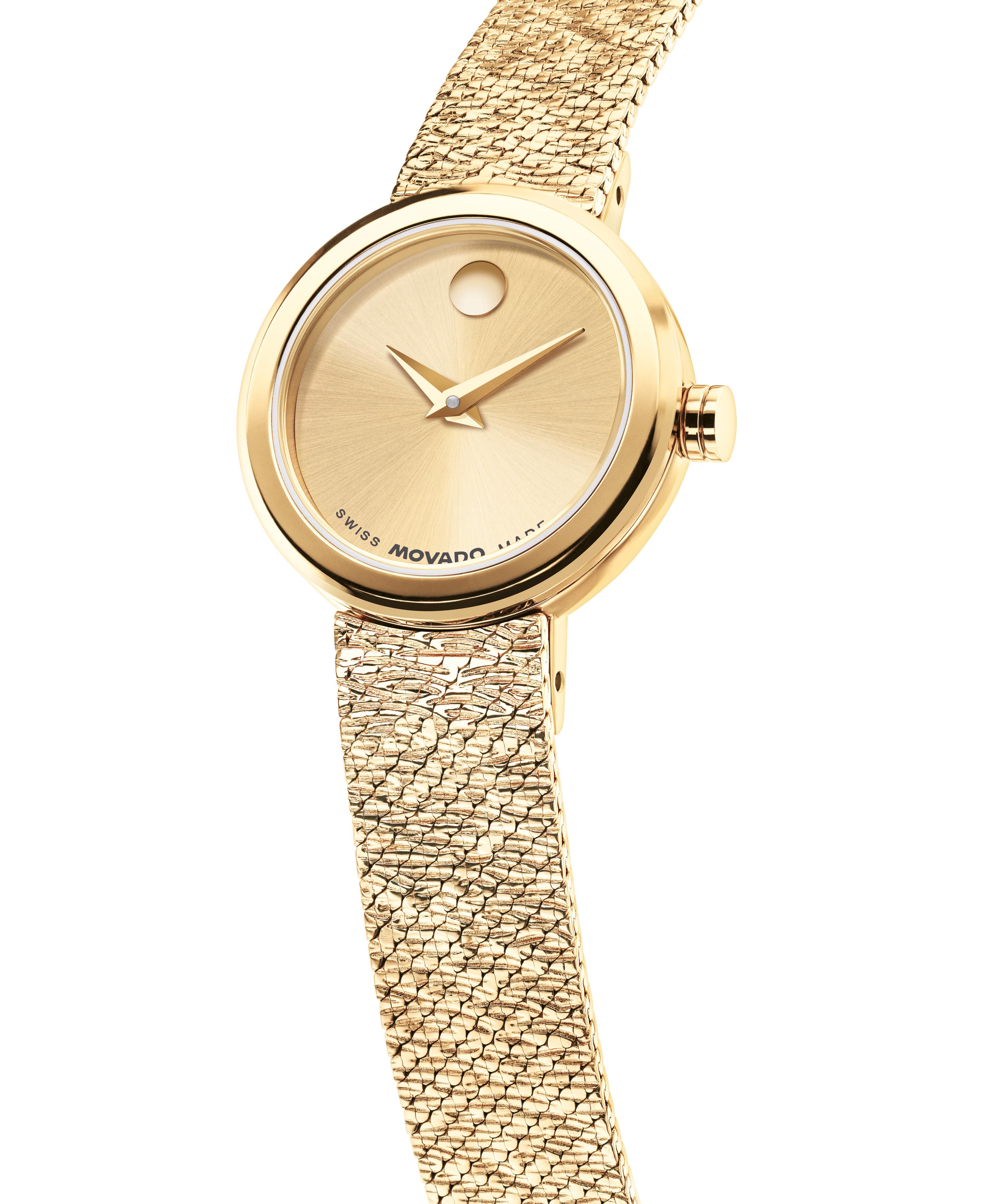 Movado Museum Velura Yellow Gold Tone Dial 607864