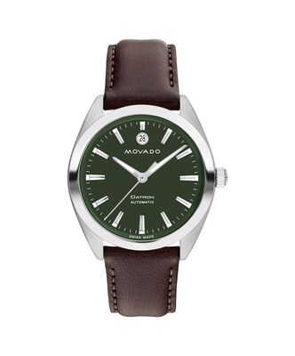 Movado Heritage Datron Automatic Watch Green Dial 3650174