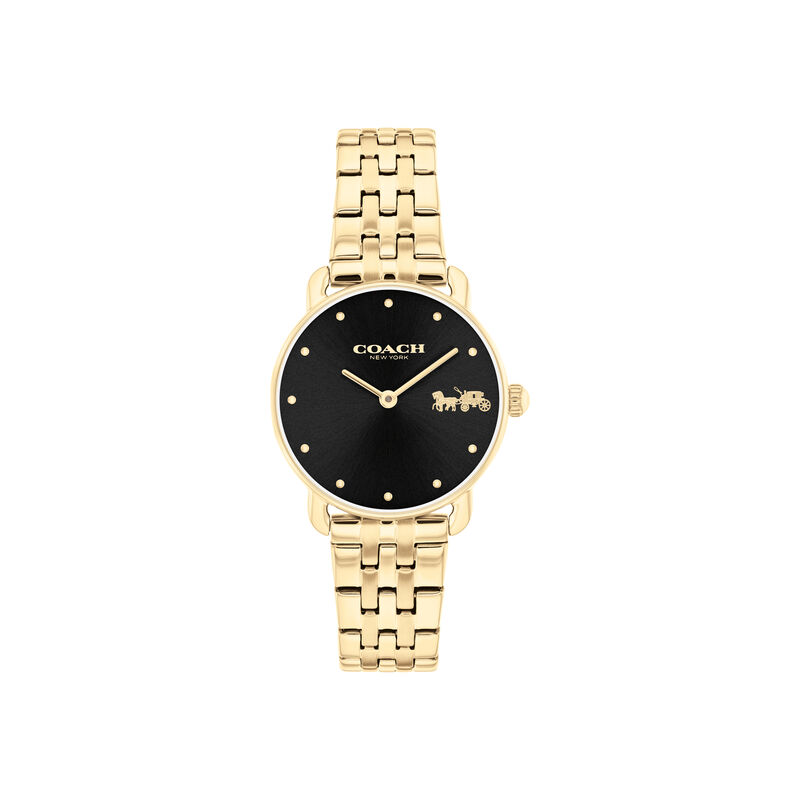Coach Ladies' Black Dial Stainless Steel Watch 14504302 image number null