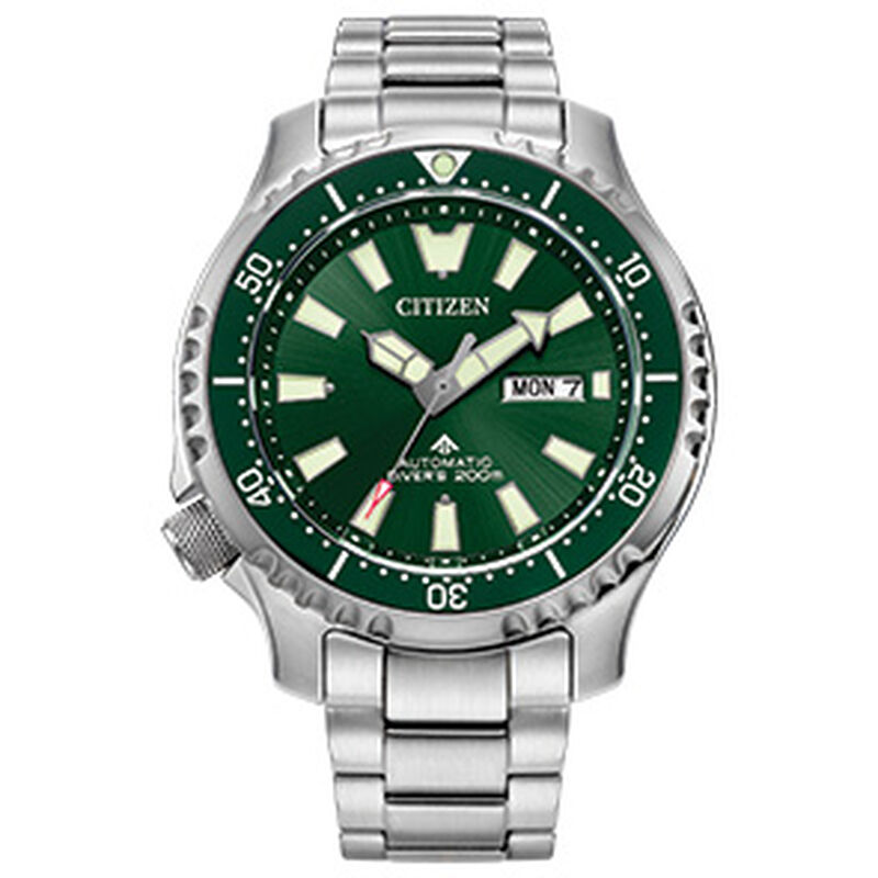 Citizen Men's Stainless Steel Promaster Sea Automatic Fugu Dive Watch NY0151-59X image number null