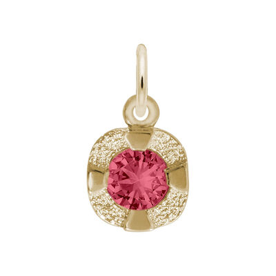 July Birthstone Petite Charm in 10k Yellow Gold
