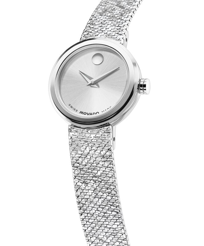 Movado Museum Velura Silver White Dial Stainless Steel 607855 image number null