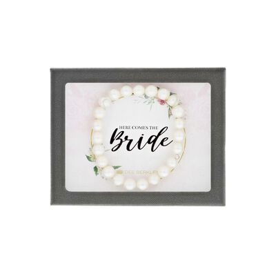 "Here Comes The Bride" Pearl Bracelet in Sterling Silver