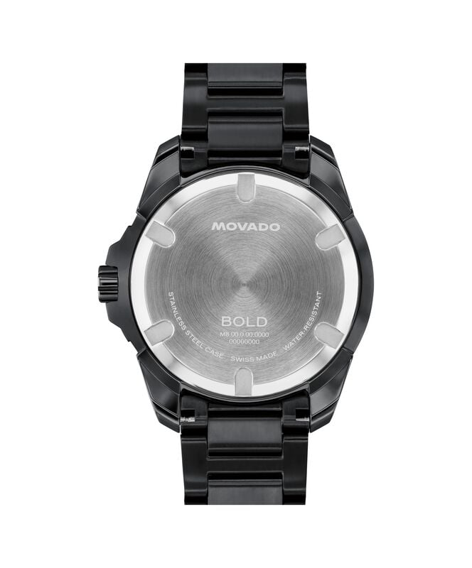 Movado BOLD Verso S Tonal Sunray Dial Black Case 3601285 image number null