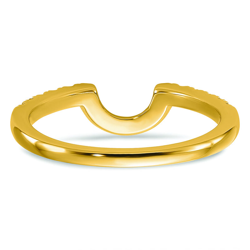 Lab Grown Diamond 27ctw. Contour & 14k Yellow Gold Anniversary Ring image number null