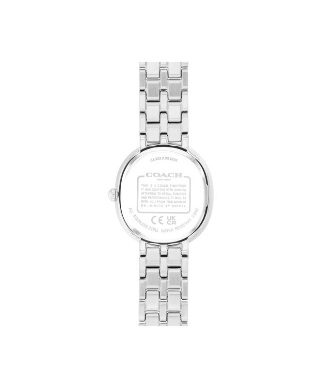 Coach Harlow Oval Silver Dial Stainless Steel Watch 14504659 image number null