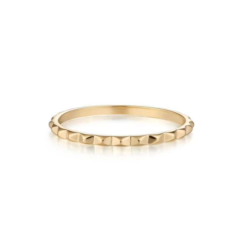 Pyramid Band in 14k Yellow Gold image number null
