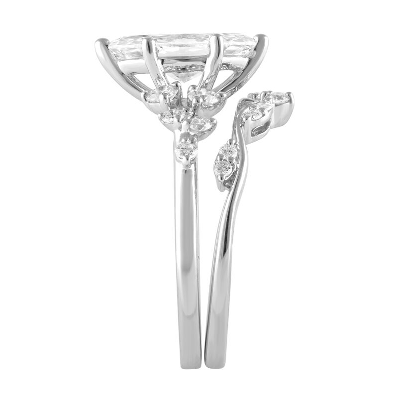 Marquise Lab Grown Diamond 2ctw. Bridal Set in 14k White Gold image number null