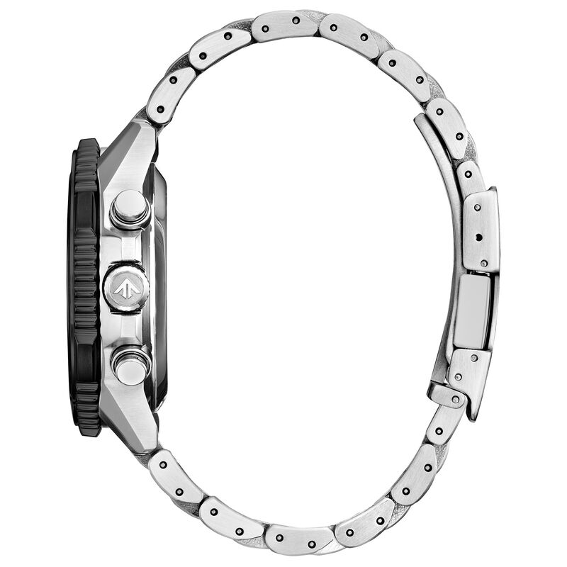 Citizen Men's Promaster Navihawk Chronograph Green Dial Bracelet Stainless Steel  40mm Watch CA4664-60W image number null