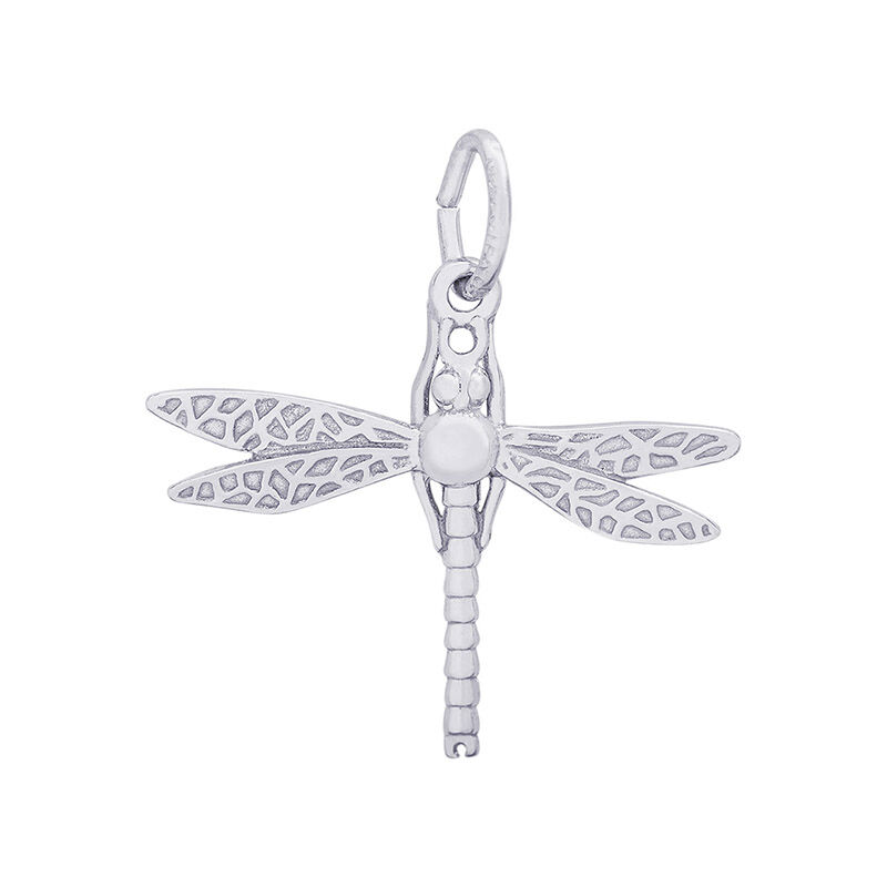 Dragonfly Sterling Silver Charm image number null