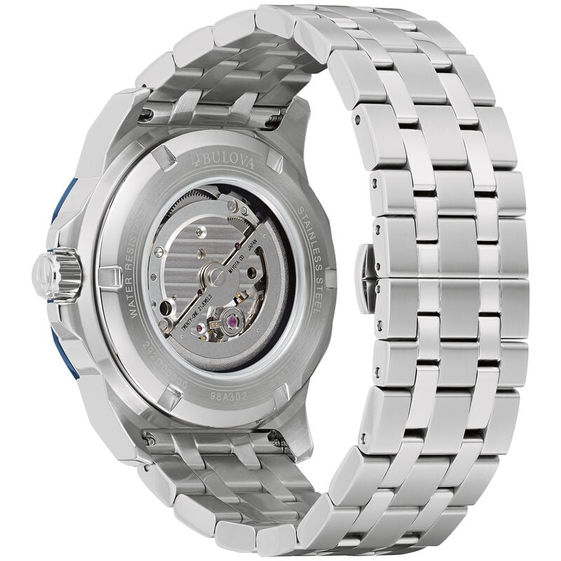 Bulova Men's Stainless Steel Marine Star Watch 98A302 image number null