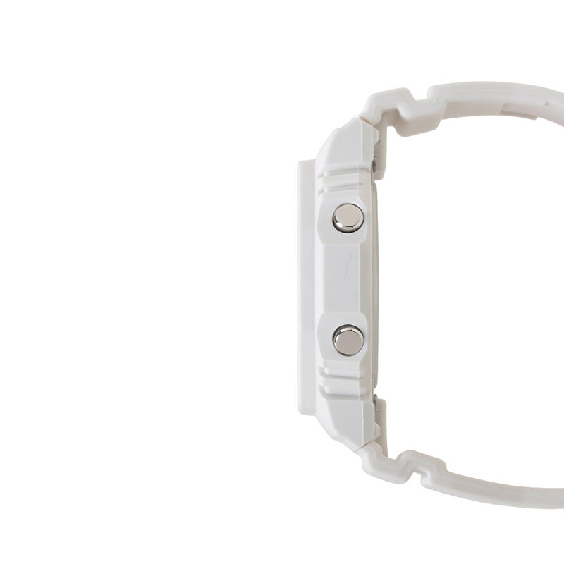 G-Shock Ladies' Analog-Digital White Dial With Rose Accents White Resin Strap 40mm Watch GMAP2100M-7A image number null