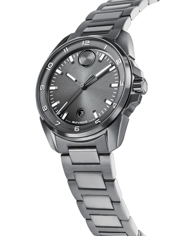 Movado BOLD Verso S Tonal Sunray Dial Grey Case 3601391 image number null