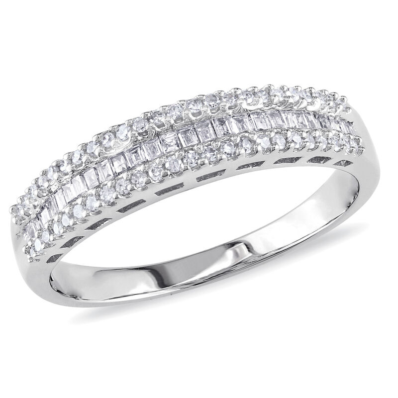 Diamond Anniversary 1/3ctw.  Band in 10k White Gold image number null