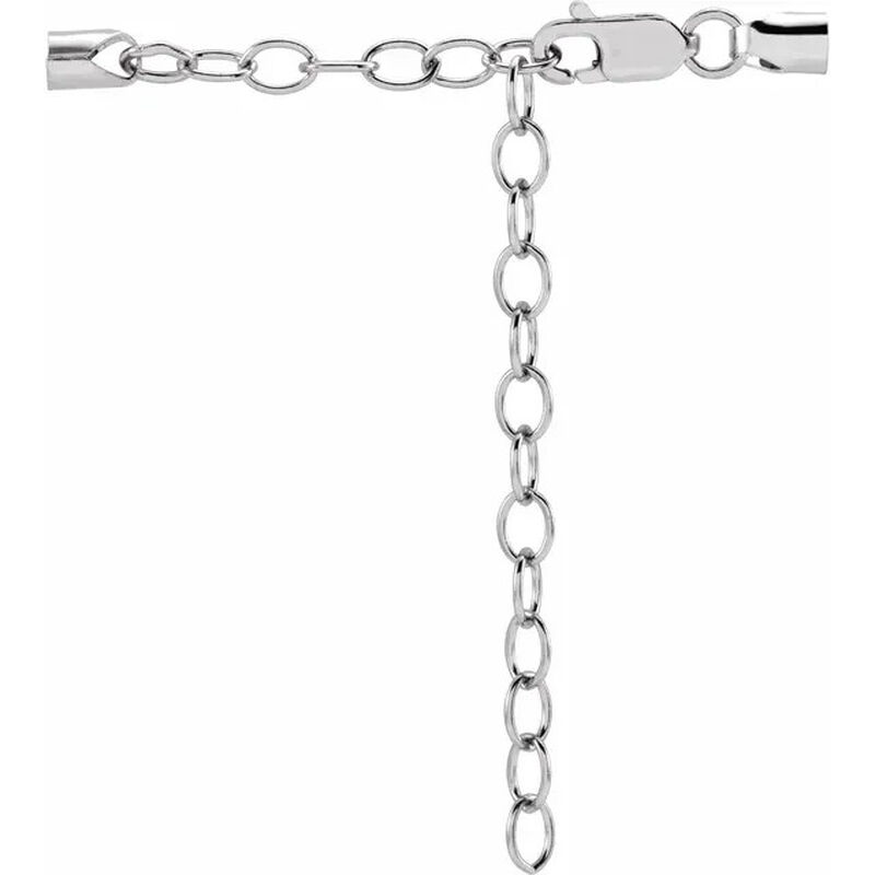 Chain 1.5mm Extender in 14k White Gold image number null