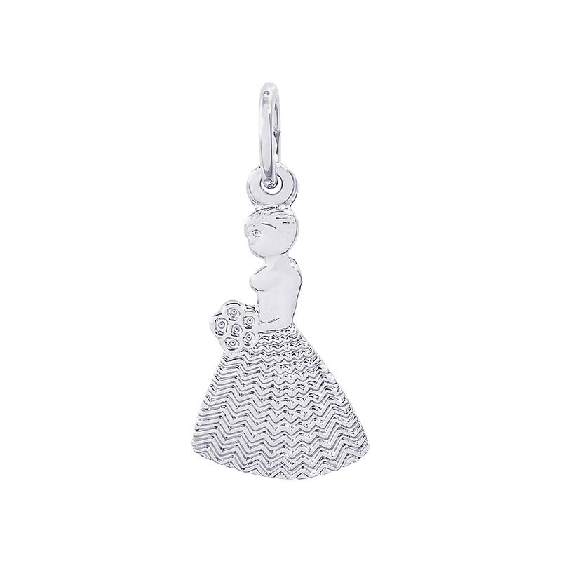Bridesmaid Sterling Silver Charm image number null