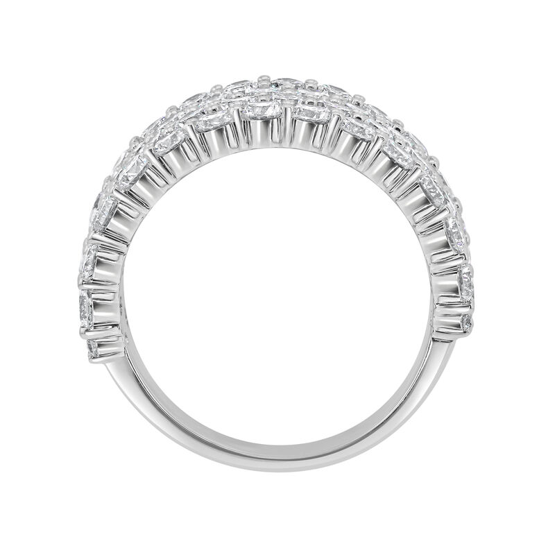 Lab Grown Diamond 1/2ctw. 14k White Gold Anniversary Ring image number null