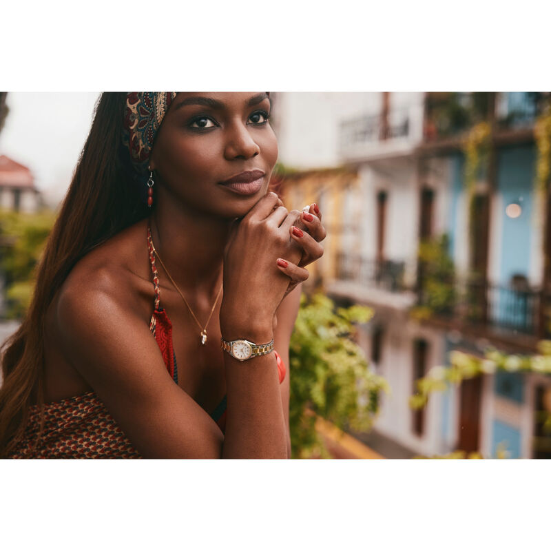 Bulova Surveyor White Dial Two Tone 98L331 image number null