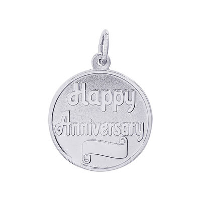 Anniversary Charm in Sterling Silver