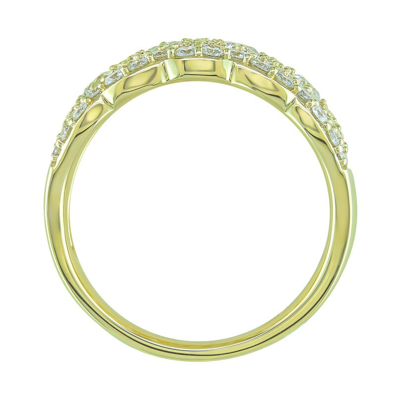 Diamond 1/3ctw. Baguette & 14k White Gold Anniversary Ring image number null