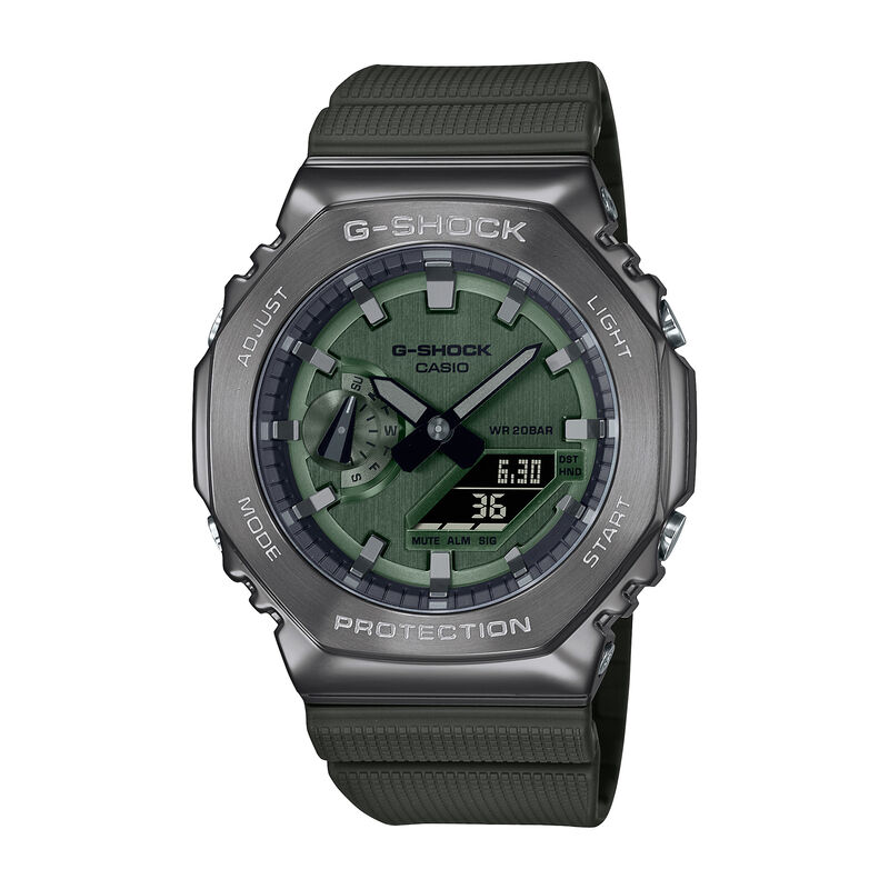 G-Shock Men's Grey Ion Plated Watch GM2100B-3A image number null