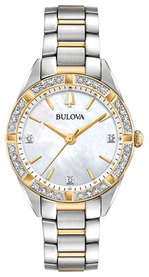 Bulova Ladies' Two-Tone Sutton Diamond Watch 98R263