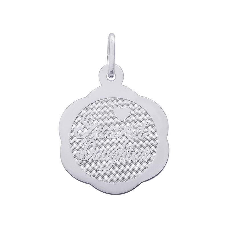 Granddaughter Sterling Silver Charm image number null