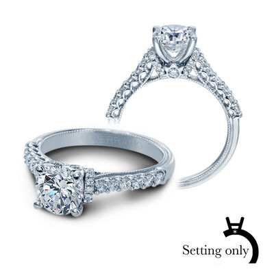 Verragio Classic Brilliant Diamond Engagement Ring Setting V-906-R7