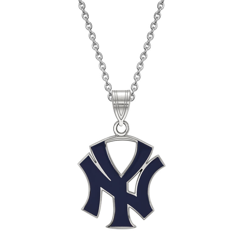 New York Yankees Large Navy Logo Pendant image number null