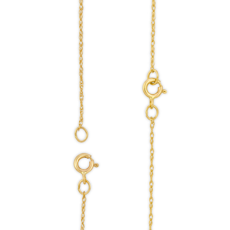 Diamond Cross Pendant in 14k Yellow Gold image number null