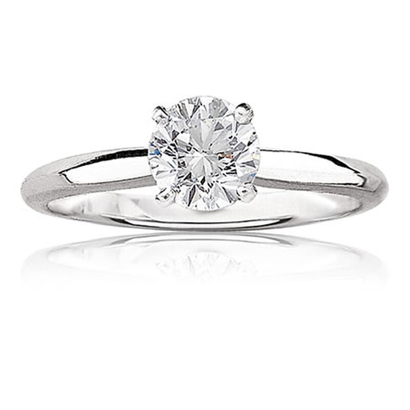 Diamond Round ¾ct. Classic Solitaire Engagement Ring  image number null