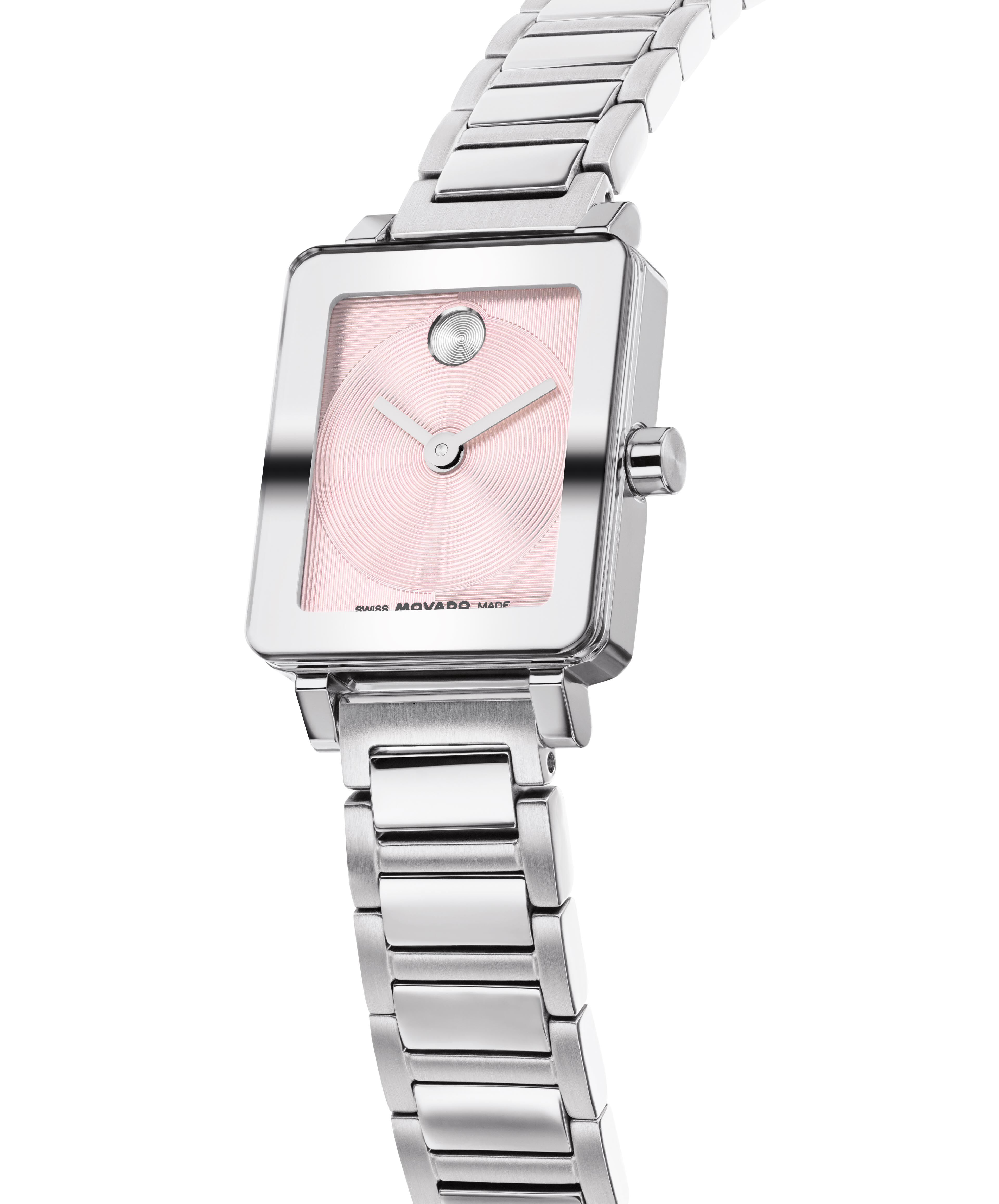 Movado Ladies' BOLD Evolution 2.0 Light Pink Dial Stainless Steel