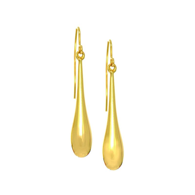 Teardrop Earrings in 14k Yellow Gold image number null