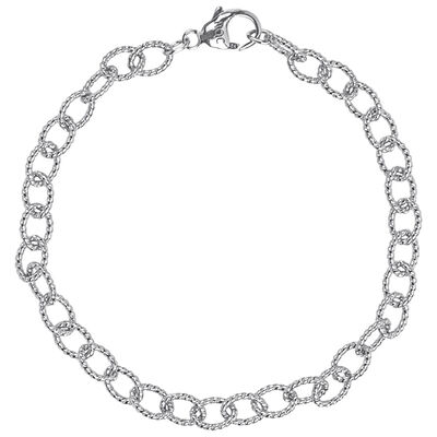Twisted Link Classic Bracelet in Sterling Silver