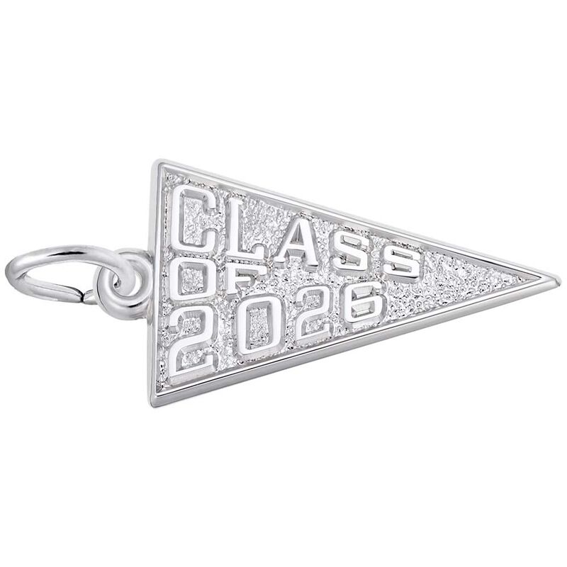 Class of 2026 Charm in Sterling Silver image number null