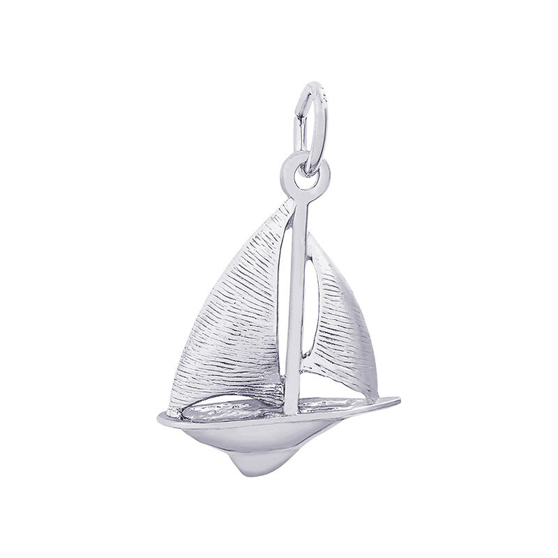 Sailboat Sterling Silver Charm image number null