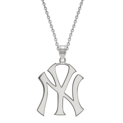 New York Yankees XL Pendant in Sterling Silver 