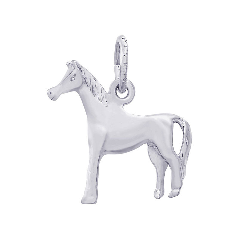 Horse Sterling Silver Charm image number null